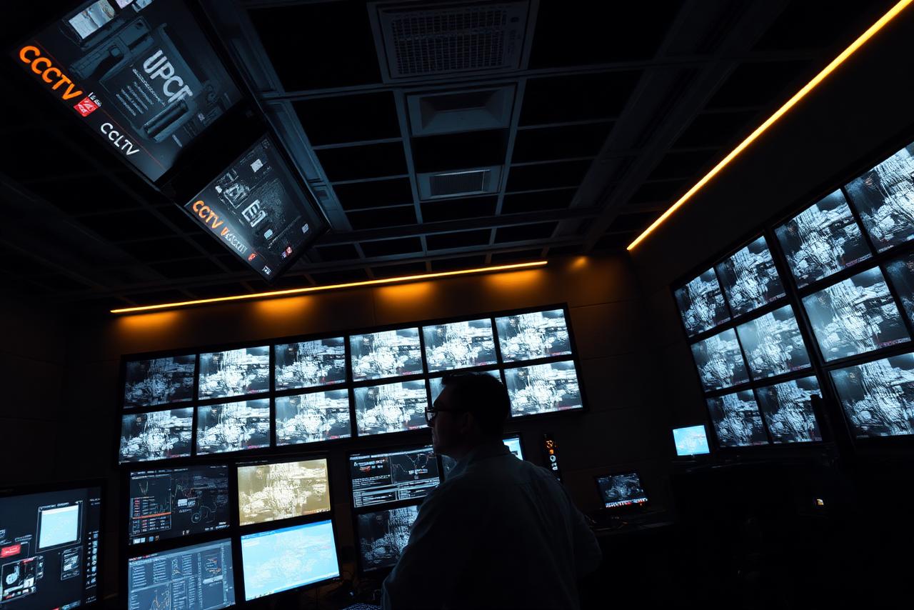 Centro de monitorização CFTV da Watema Security